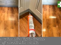 Amtico Vinyl Floor Before After Cleaning Silverdale