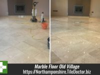 Pale Marble Floor Clean Seal Old Village