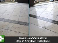 Marble Tiled Porch Polishing Girvan