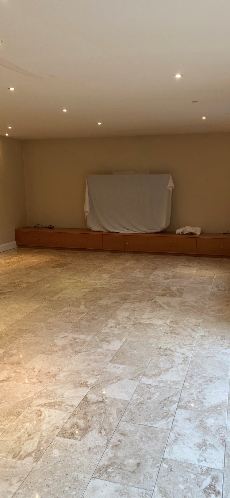 Marble Floor Before Cleaning Chigwell