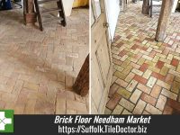 Flood Damaged Brick Floor Renovation Needham Market