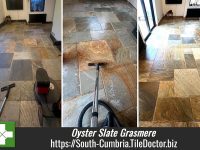 Oyster Slate Floor Renovation Grasmere